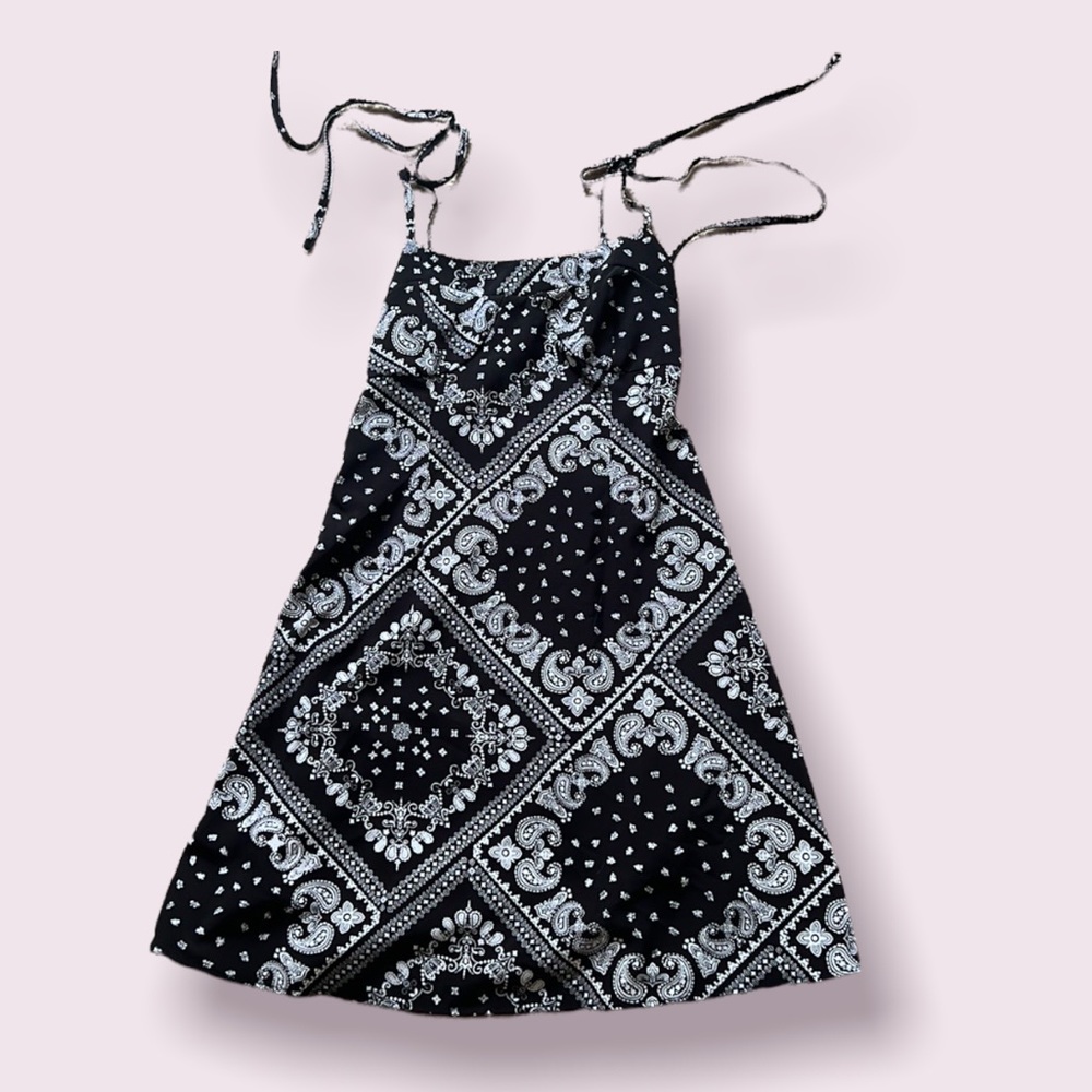 Boohoo Bandana Patterned Dress